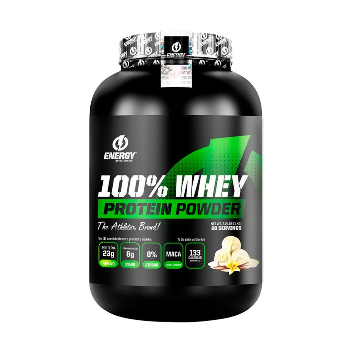 ENERGY NUTRITION - Proteína Energy Nutrition 100% Whey 1kg Vainilla