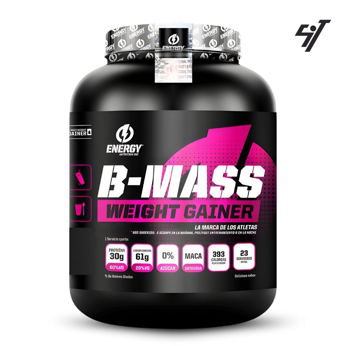 ENERGY NUTRITION - Ganador de peso B-Mass 2.4 kg Vainilla