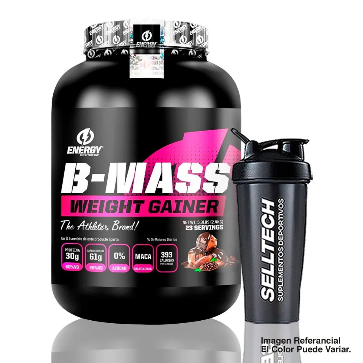 ENERGY NUTRITION - Ganador de peso B-Mass 2.4 kg Chocolate
