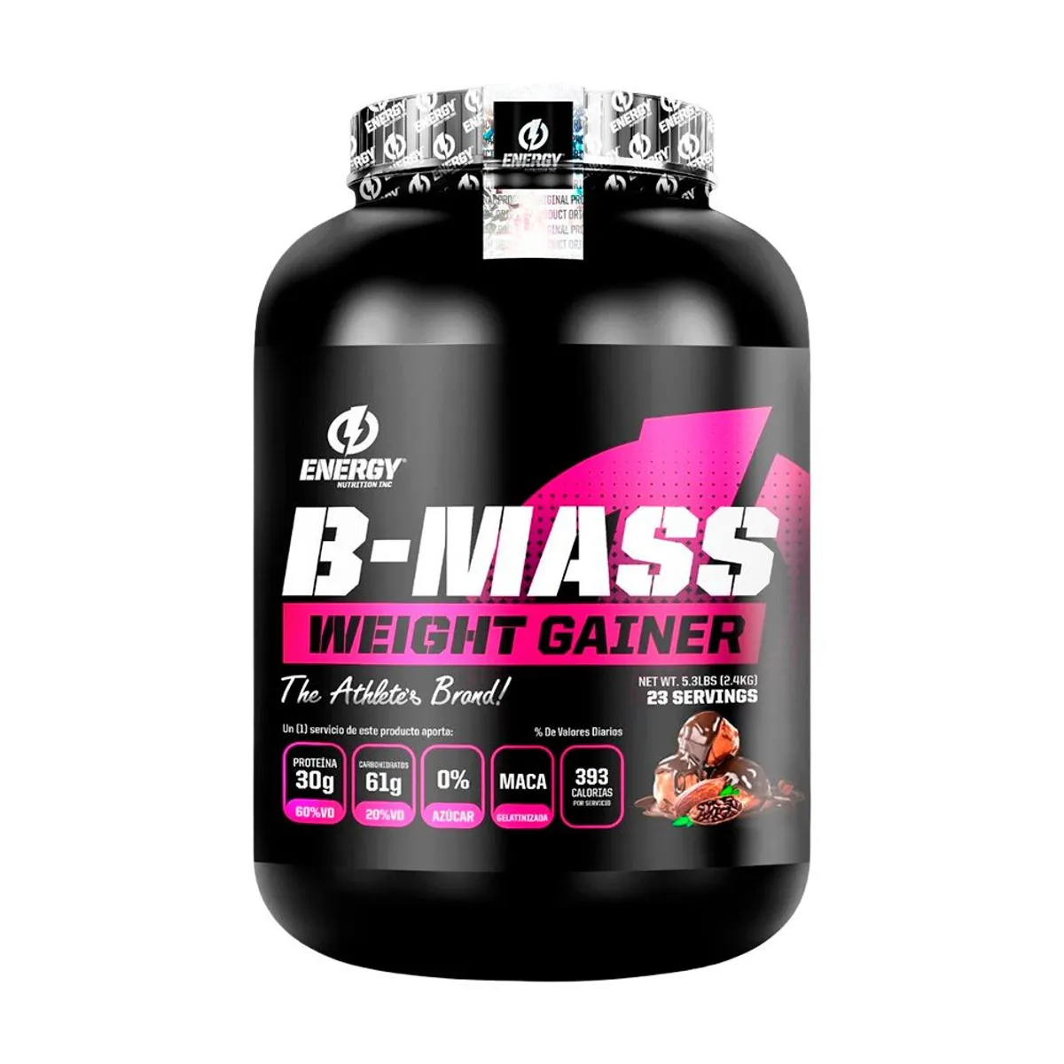 ENERGY NUTRITION - Ganador de peso B-Mass 2.4 kg Chocolate