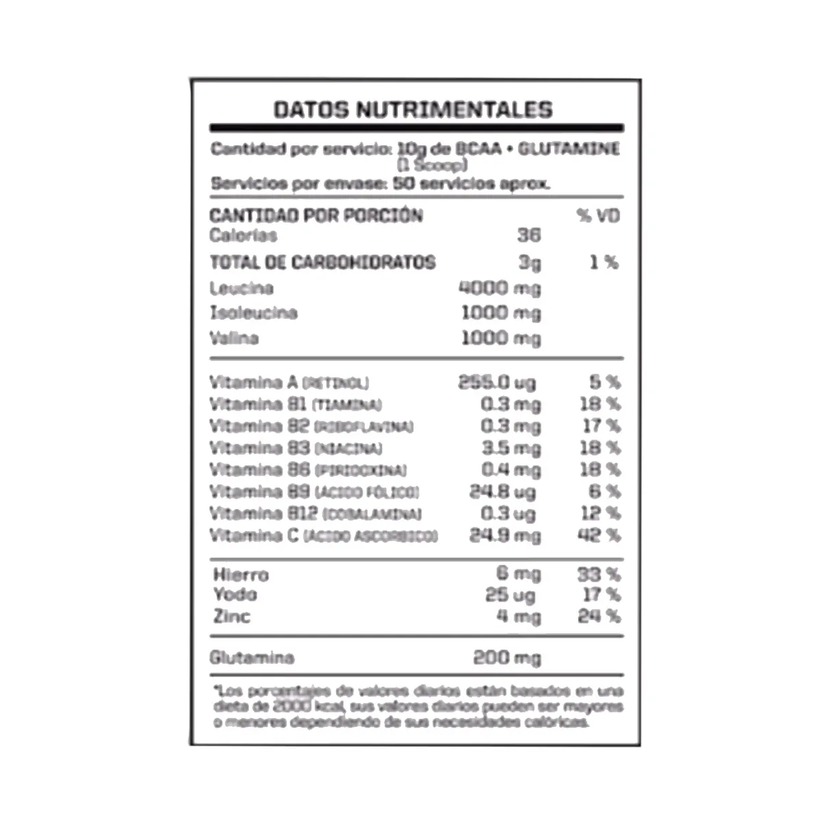 ENERGY NUTRITION - Aminoácidos Energy Nutrition Bcaa+Glutamine 500gr Fruit Punch