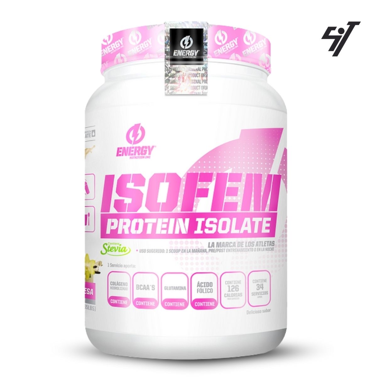 ENERGY NUTRITION - Proteína Energy Nutrition Isofem 1.2 kg Vainilla