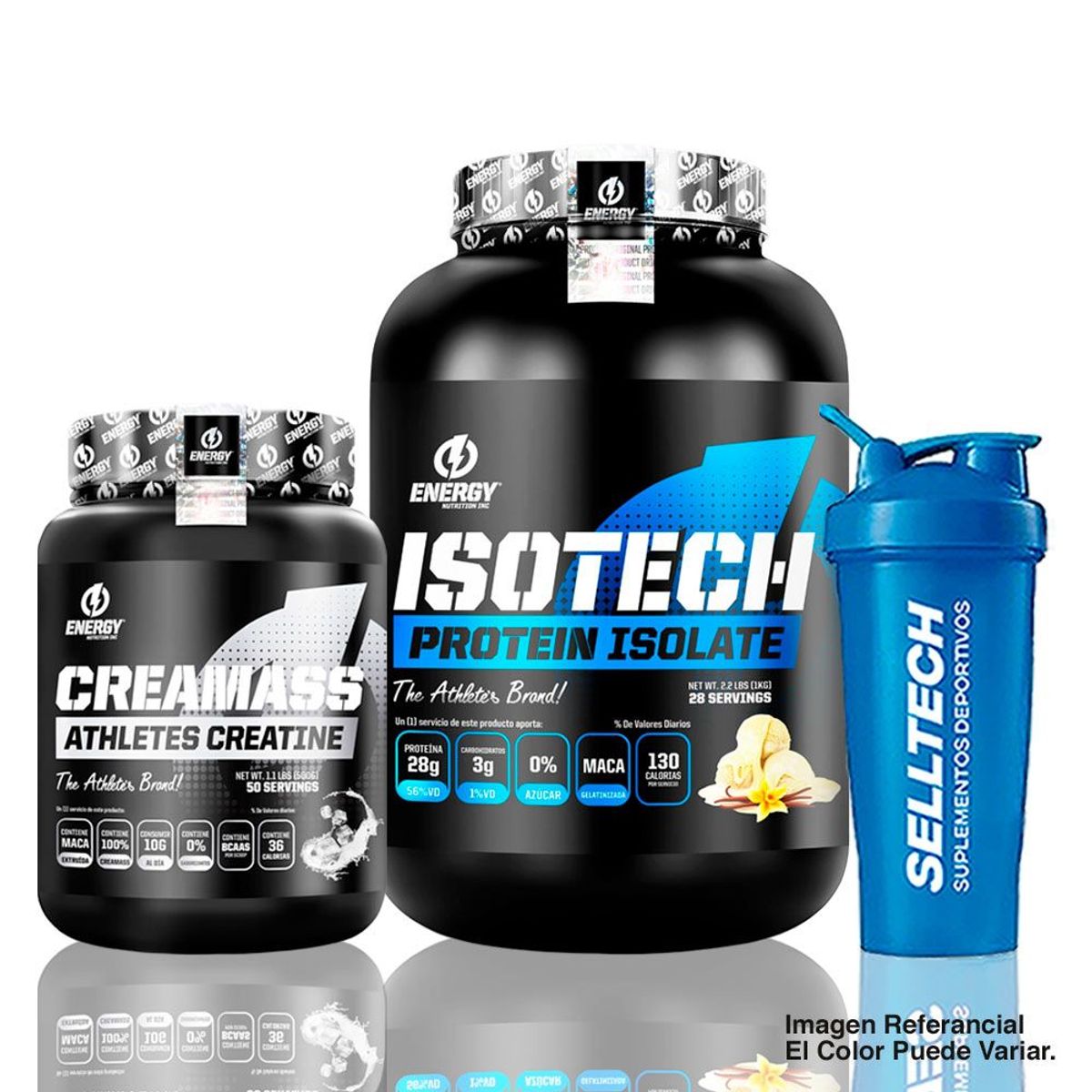 ENERGY NUTRITION - Isotech 1kg Vainilla + Creatina 500g