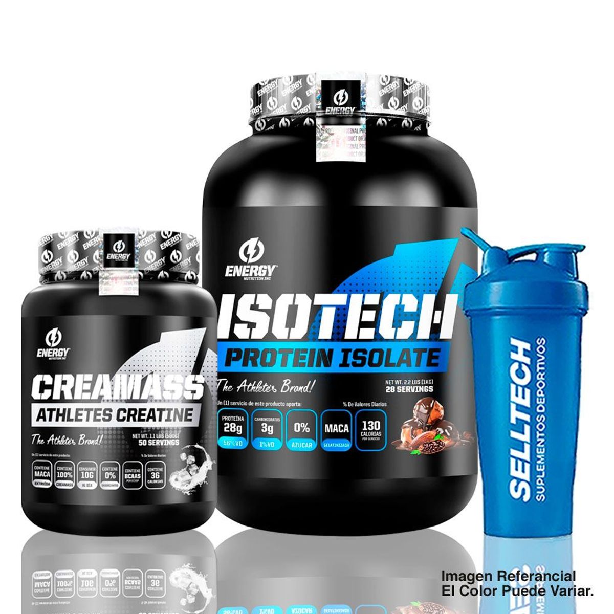 ENERGY NUTRITION - Isotech 1kg Chocolate + Creatina 500g