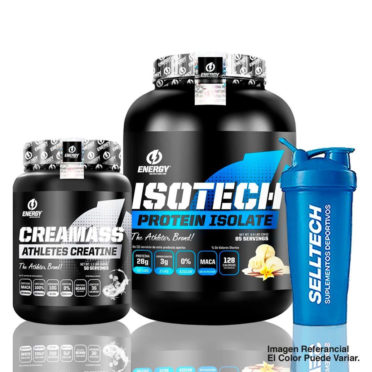 ENERGY NUTRITION - Isotech 3 kg Vainilla + Creatina 500g
