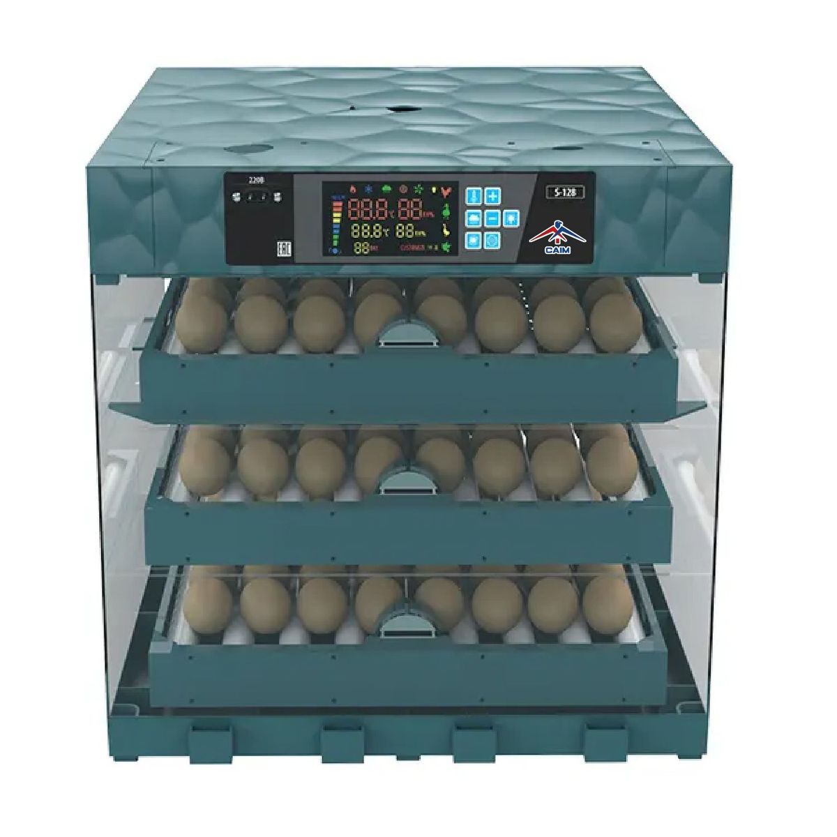 CAIM - INCUBADORA DE 192 HUEVOS CAIM FULL AUTOMÁTICA