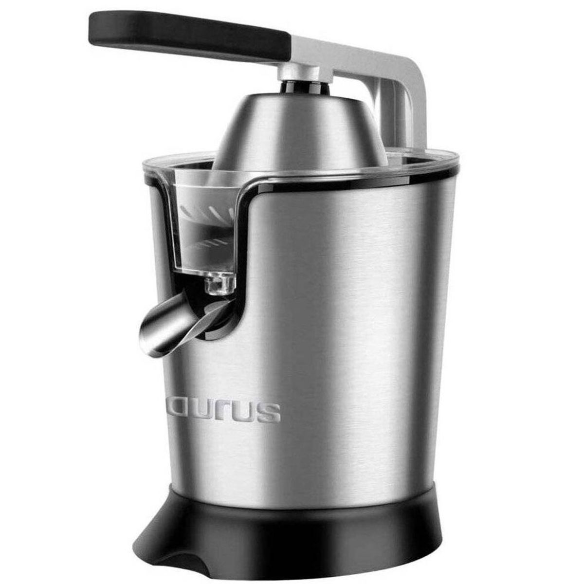 TAURUS - Exprimidor de Naranja Taurus 300 Watts a Palanca - Acero Inoxidable