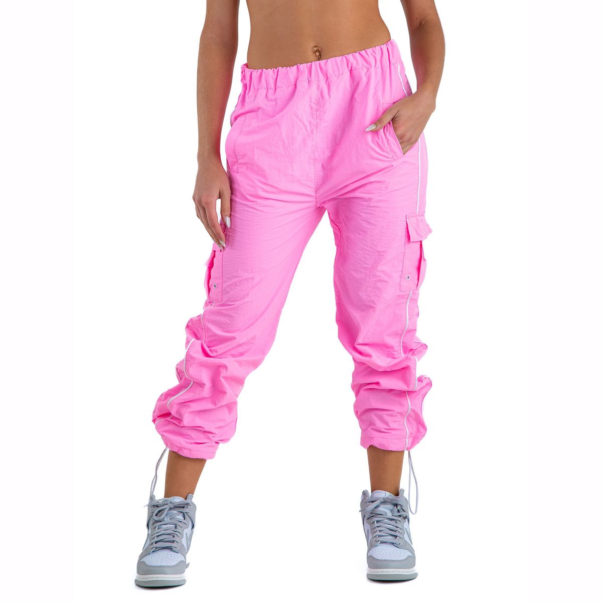 KINETIX - Buzo Kinetix Jogger Cargo Adria Chicle Mujer