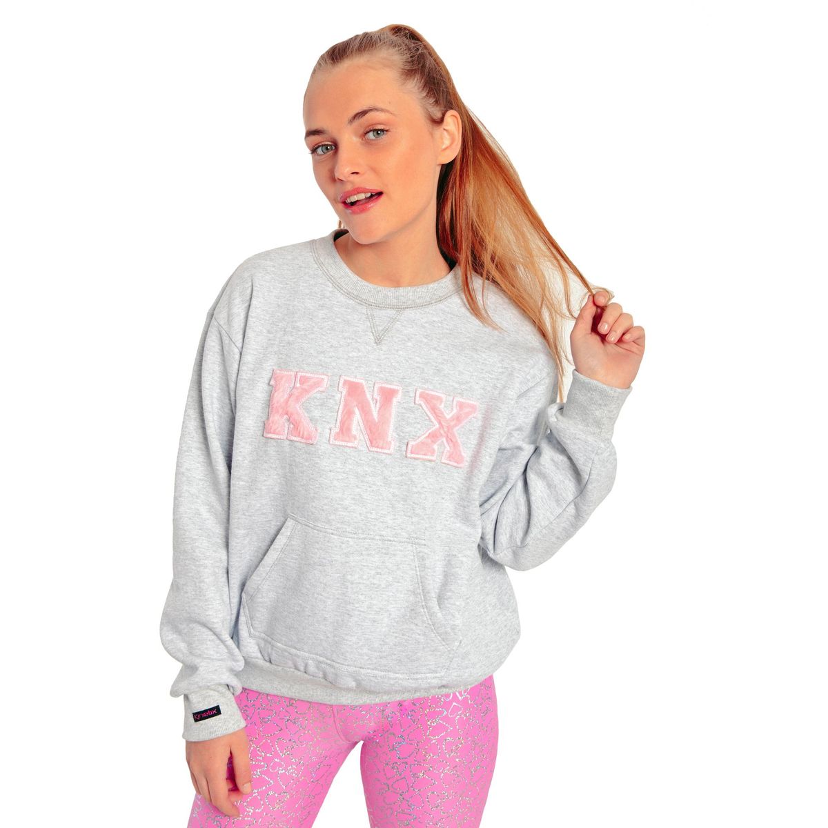 KINETIX - Polera Casual Kinetix Fuzzy Franela Melange Mujer