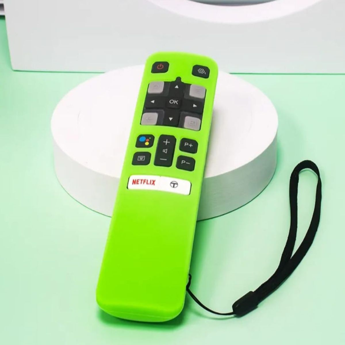 SIKAI - Funda Para control Remoto Tcl por voz RC802V Verde