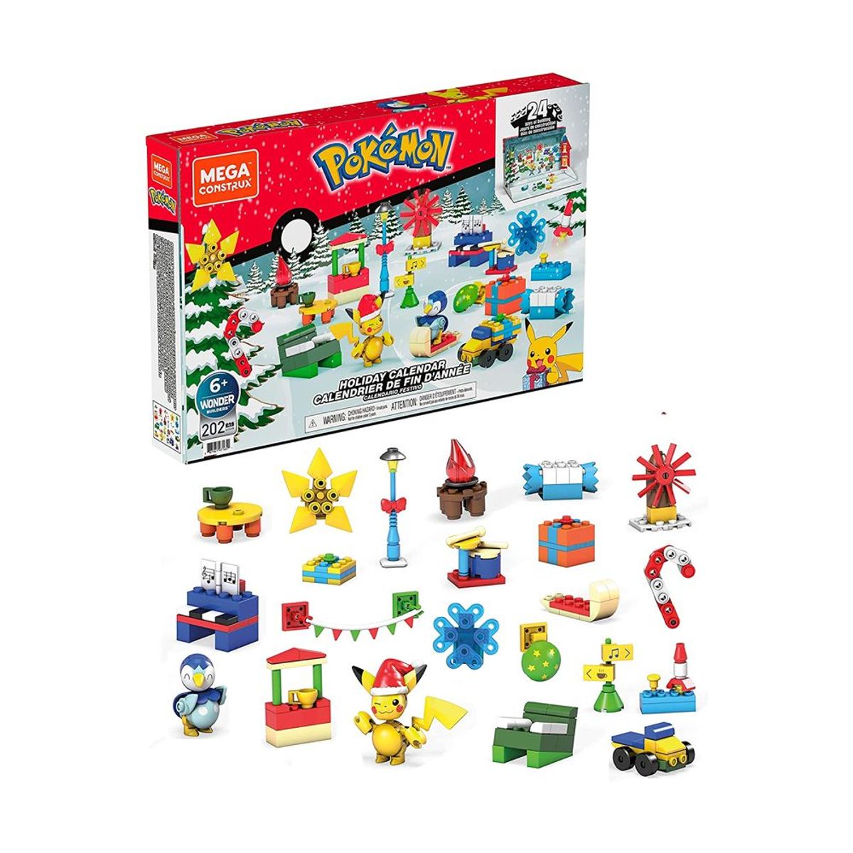 POKEMON - Mega Construx Pokemon Holiday Calendar Construction Set