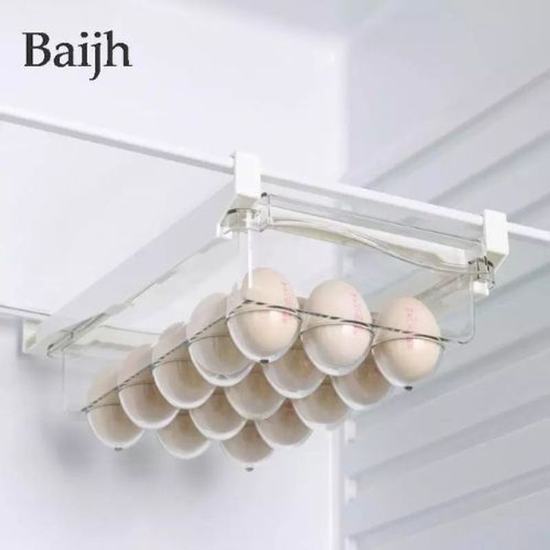 GENERICO - PACK DE DOS ORGANIZADORES DE HUEVO PARA REFRIGERADOR  ACRILICOS