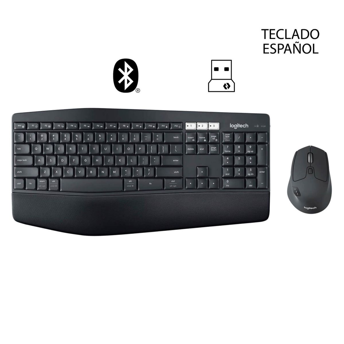 LOGITECH - KIT TECLADO Y MOUSE LOGITECH MK850 INALÁMBRICO NEGRA 920-008659