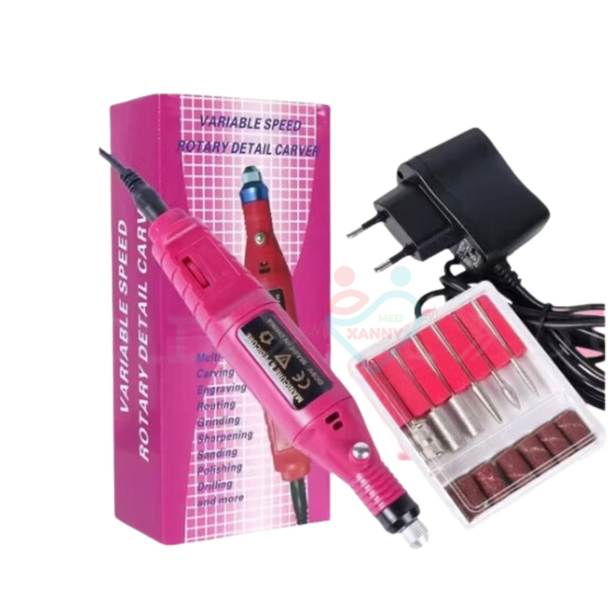 GENERICO - PULIDOR DE UÑAS TIPO DREMEL PORTATIL