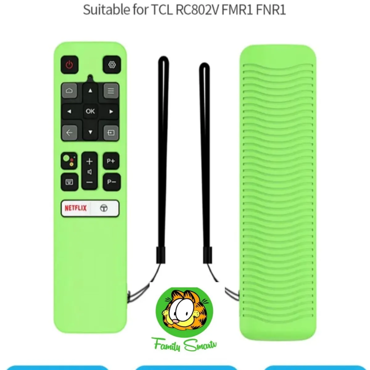 TCL - Control Remoto Tcl Smart Modelo RC802V  Funda Verde