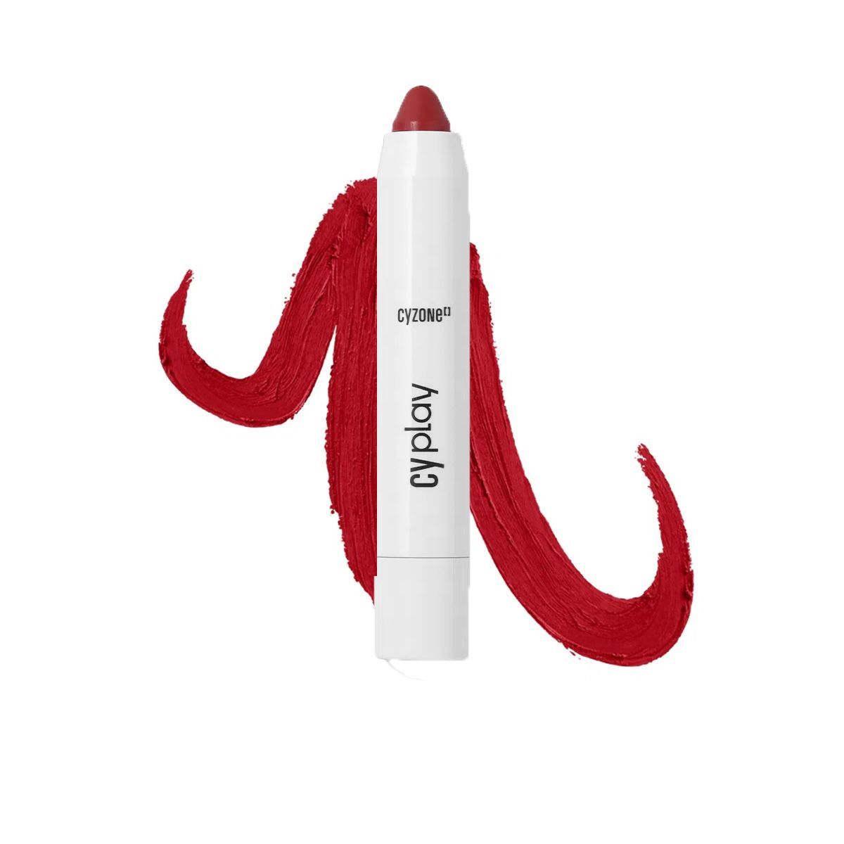 CYZONE - Labial Deep Red Crayon Lips CyPlay