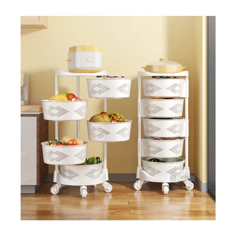 GRETAIL - Estante Cesta Cocina Para Frutas Verdulero Multifuncional 6 Niveles B