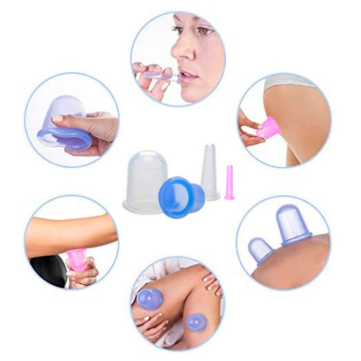 GENERICO - Set de Ventosas Masaje Corporal