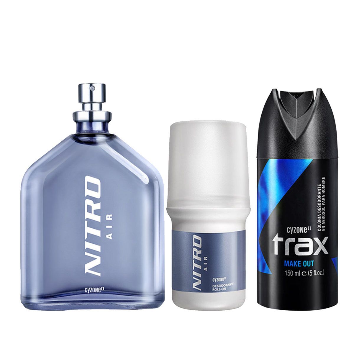 CYZONE - Nitro Air Perfume de Hombre con Deo Roll on y Spray