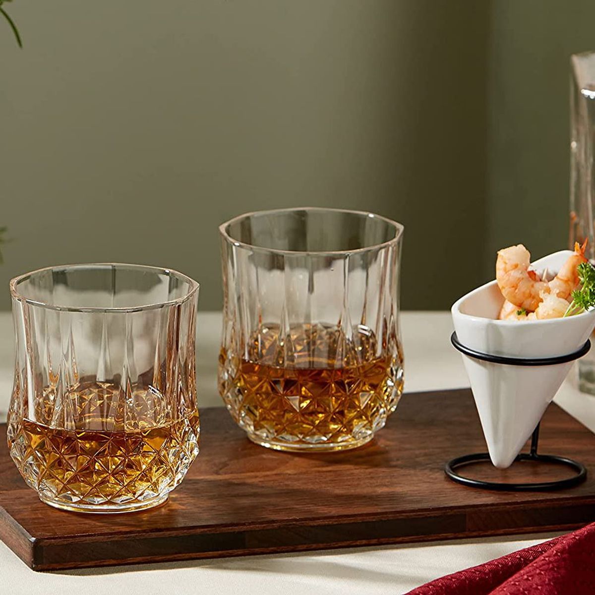 HYGGE - Hielera de Vidrio Set de 5 PCS Hielera más 4 vasos