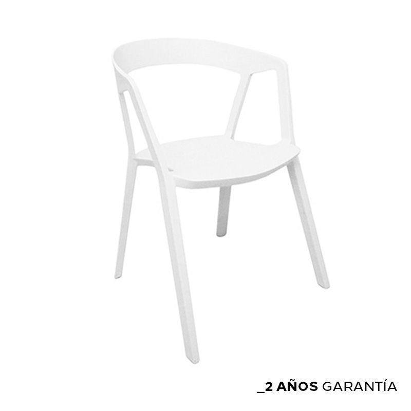 ZIYAZ - Silla  De Comedor Alice  Blanco