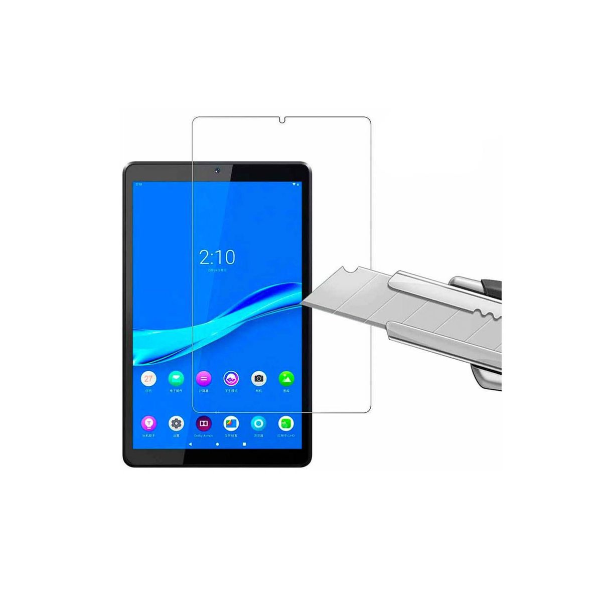 GENERICO - Mica de Vidrio para Tablet Lenovo Tab M10 HD 10.1 Antishock