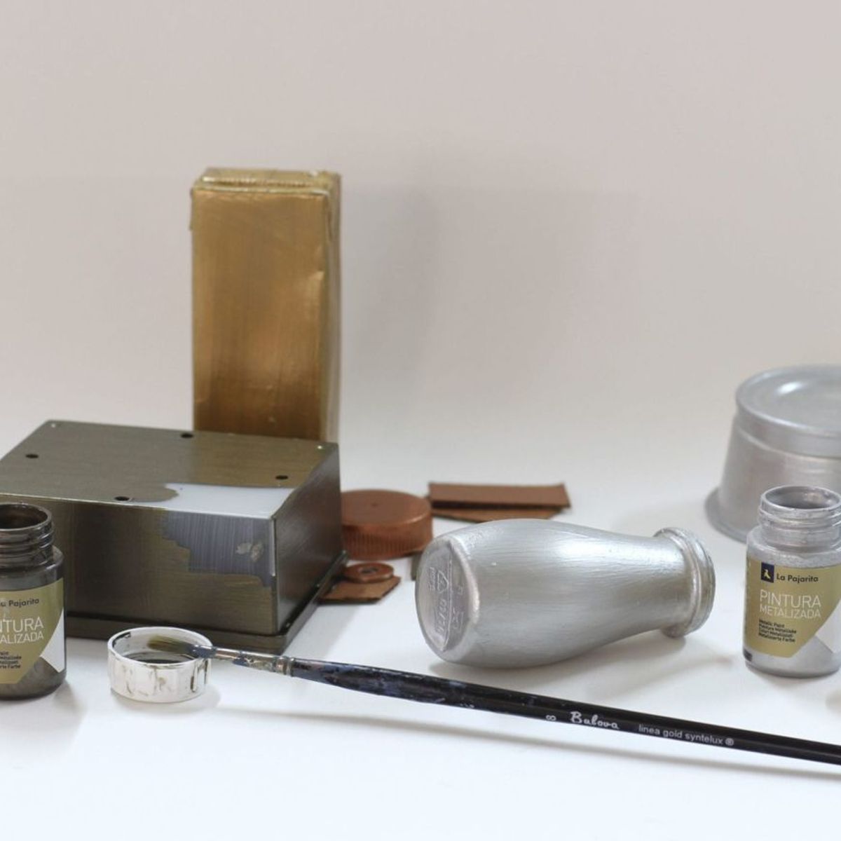 LA PAJARITA - Pintura Metalizada ME-01 Plata 35ml