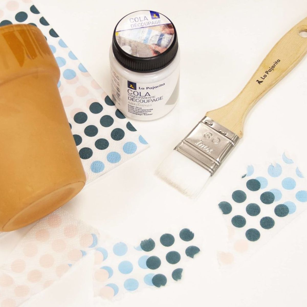 LA PAJARITA - Cola Transparente Decoupage 75ml