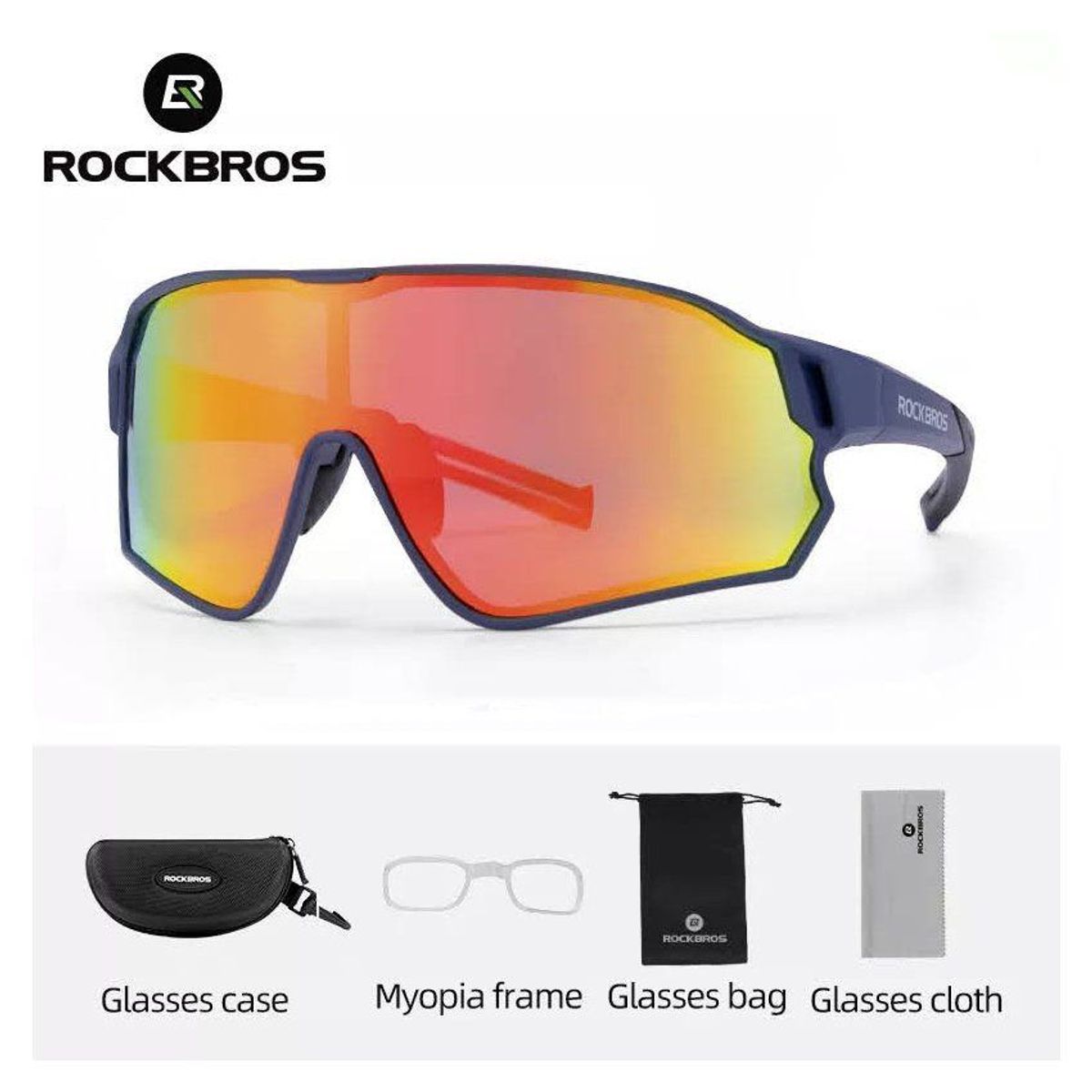 ROCKBROS - Lentes o gafas polarizadas para ciclismo - rockbros