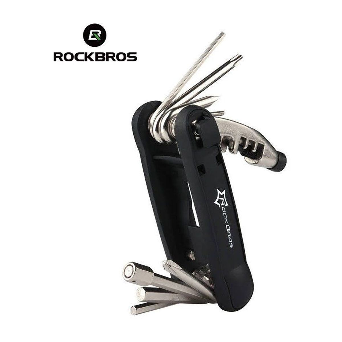 ROCKBROS - Llave herramienta 12 en 1 con tronchacadena para bicicleta