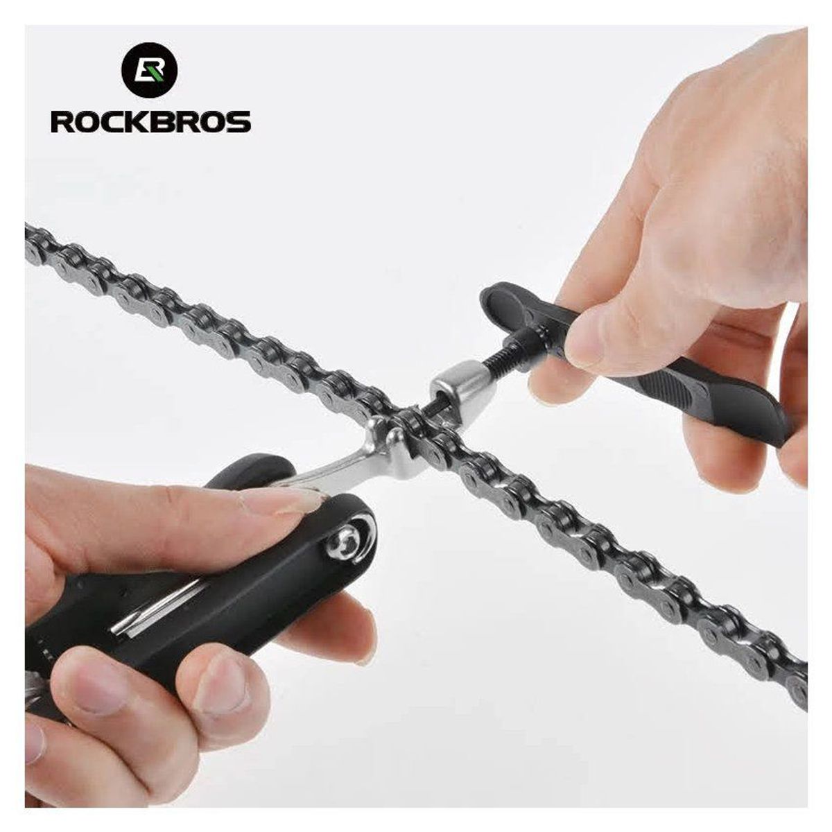 ROCKBROS - Llave herramienta 12 en 1 con tronchacadena para bicicleta