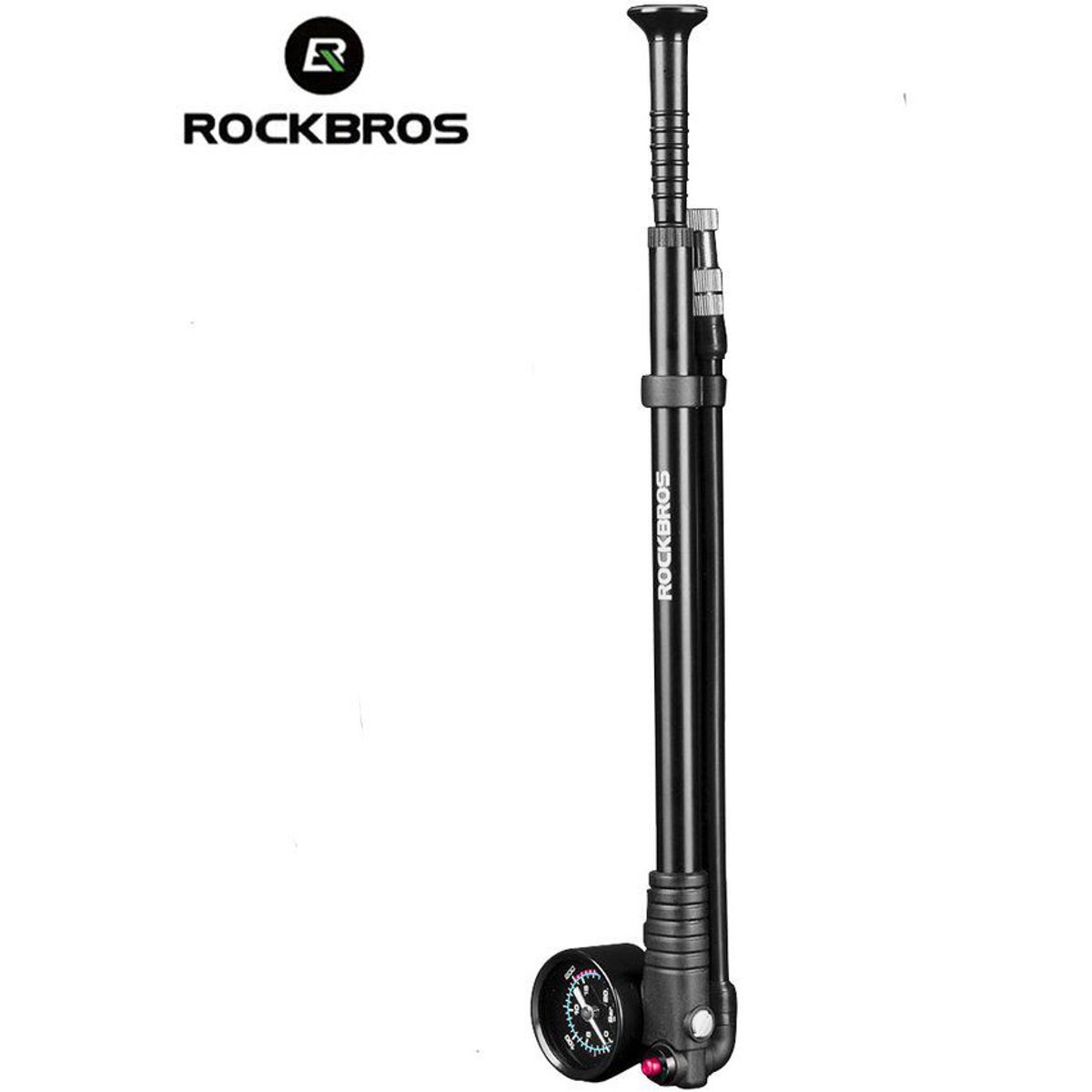 ROCKBROS - Inflador de suspension para bicicleta, 300 psi