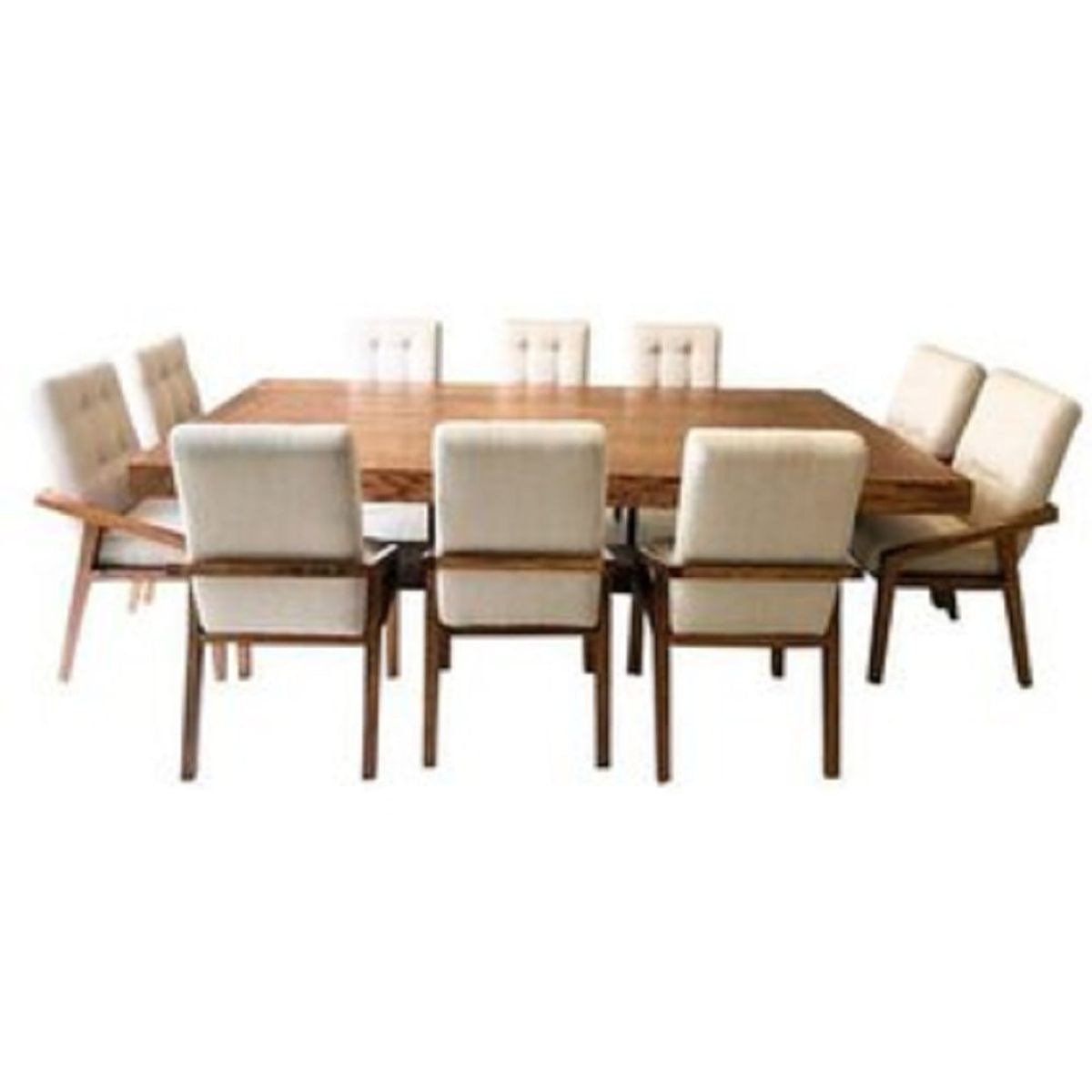 MOBILIARI - Mobiliari Juego De Comedor 10 Sillas Alice Blanco