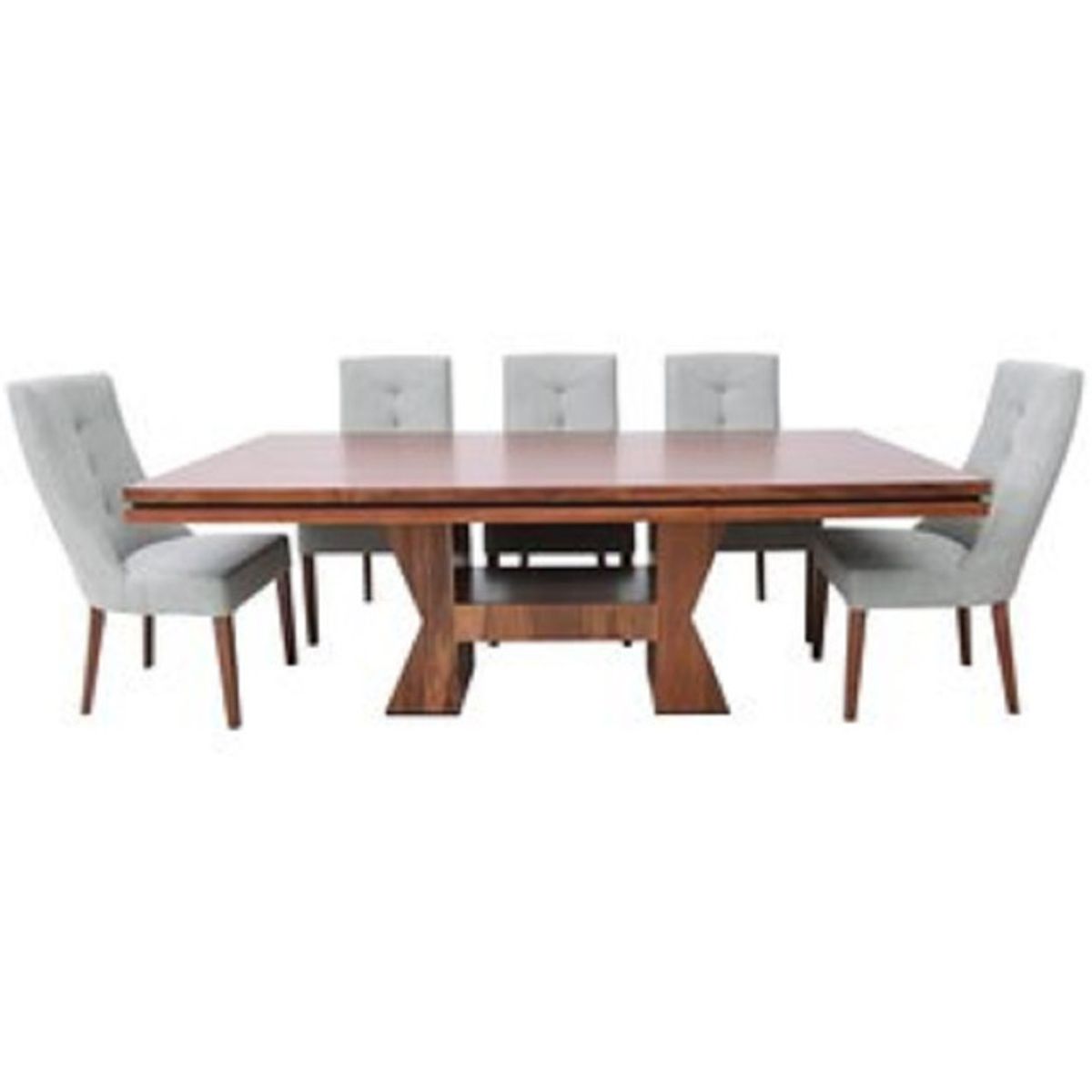 MOBILIARI - Mobiliari Juego De Comedor 6 Sillas Bead Marfil