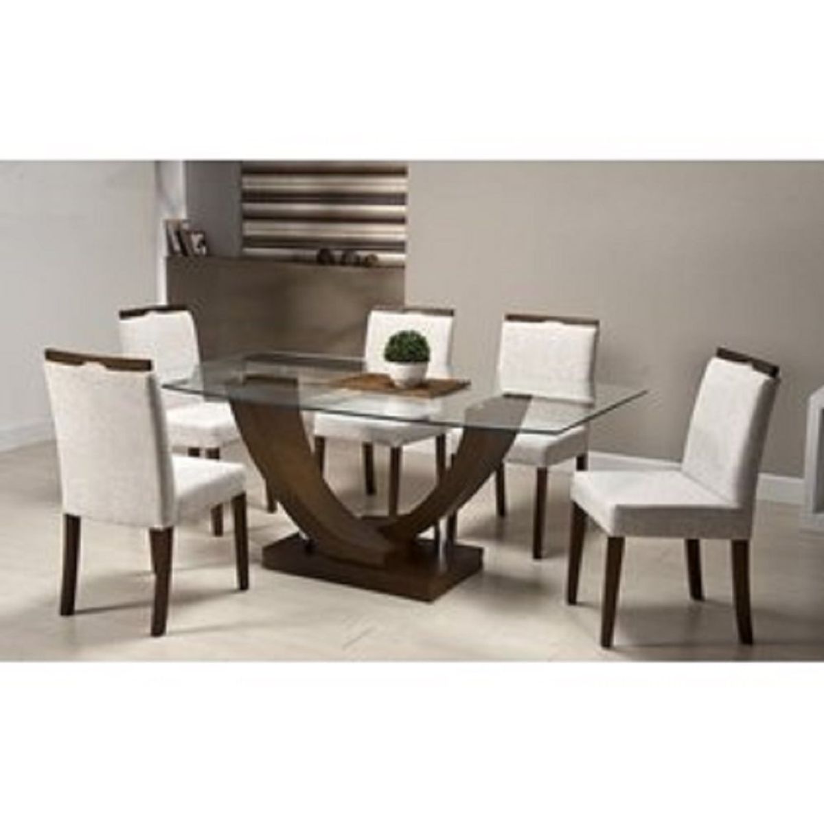 MOBILIARI - Mobiliari Juego De Comedor 6 Sillas Venecia Blanco