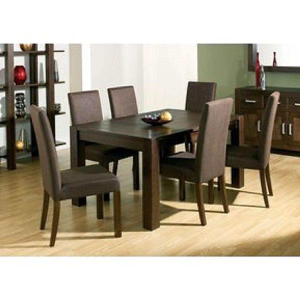 MOBILIARI - Mobiliari Juego De Comedor 6 Sillas Aranza Marron