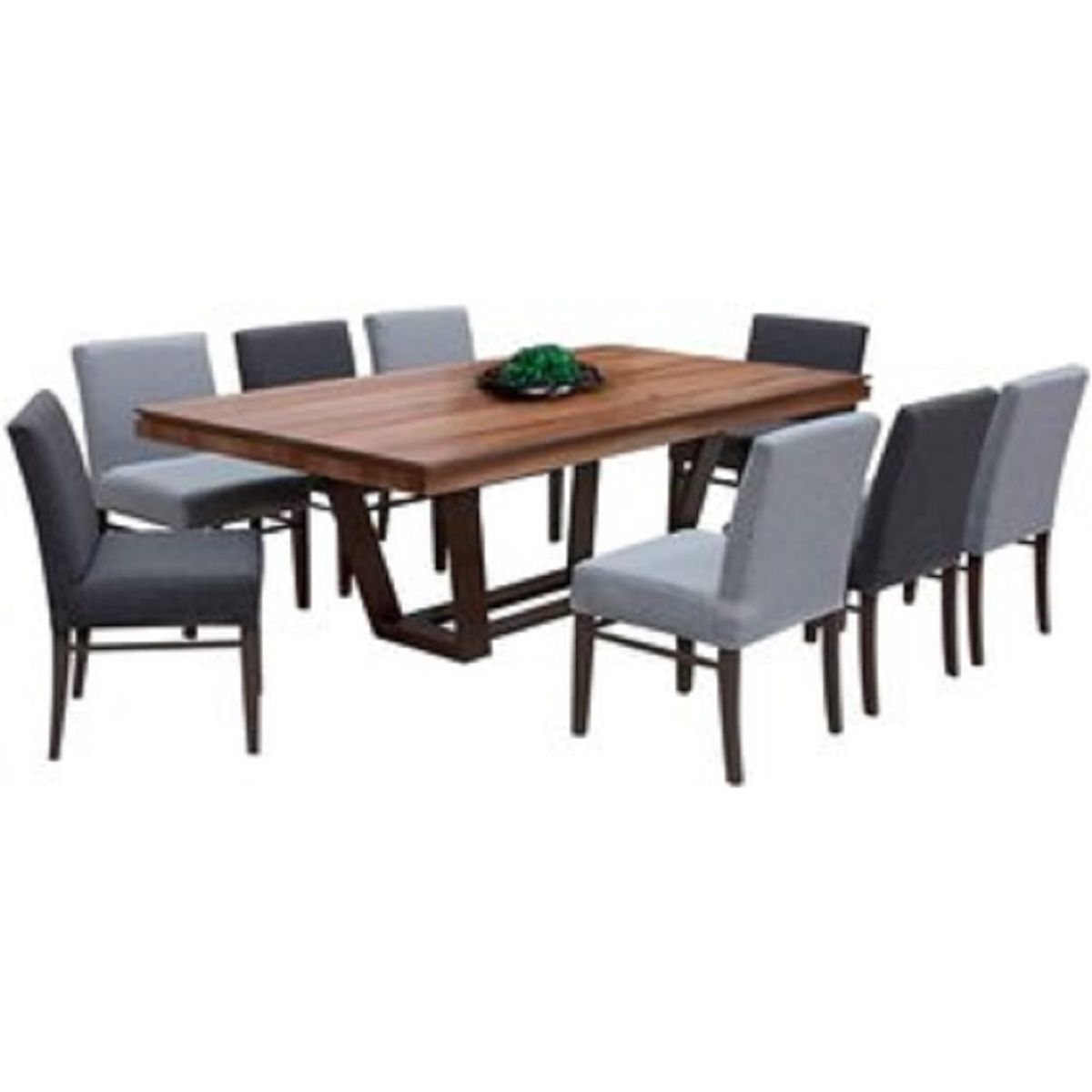 MOBILIARI - Mobiliari Juego De Comedor 8 Sillas Alessa Gris