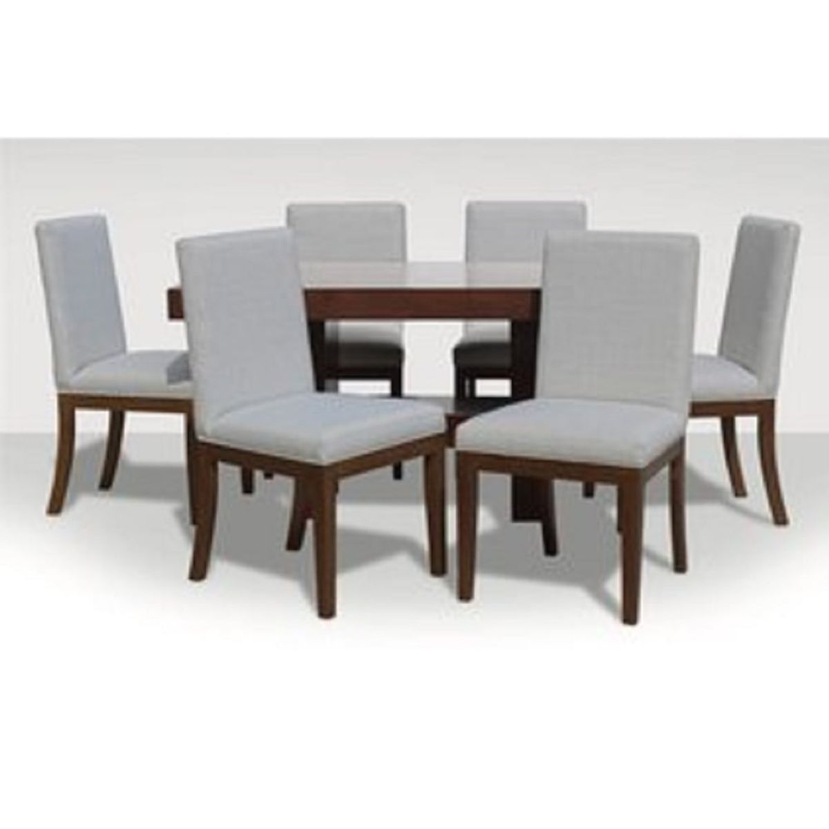 DMUEBLES - Juego De Comedor 6 Sillas Kadia Gris.
