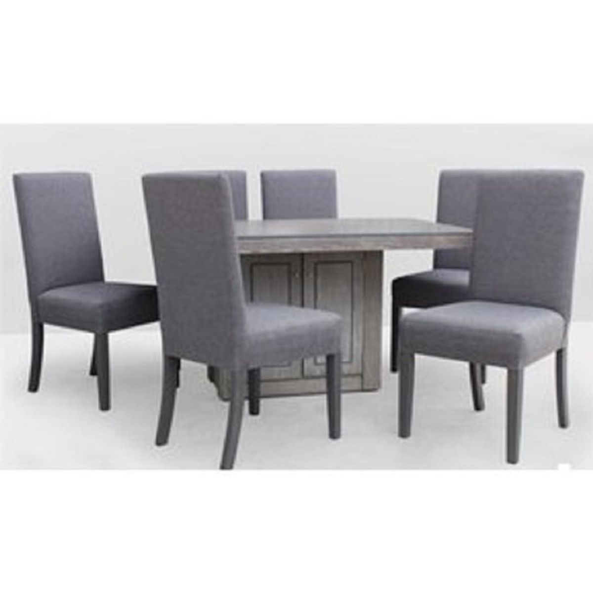 DMUEBLES - Juego De Comedor 6 Sillas Choi Gris.
