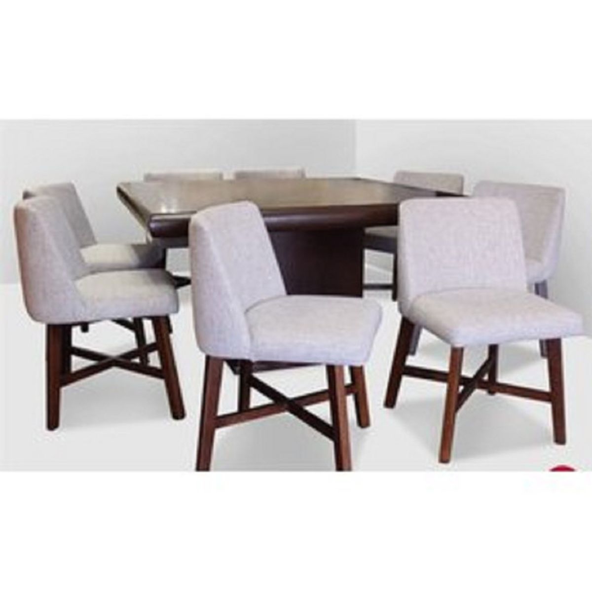 DMUEBLES - Juego De Comedor 8 Sillas Roma Marfil