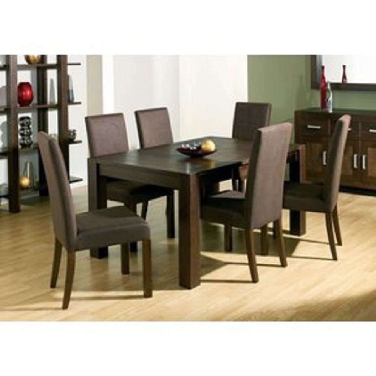 MOBILIARI - Mobiliari Juego De Comedor 6 Sillas Aranza Marron
