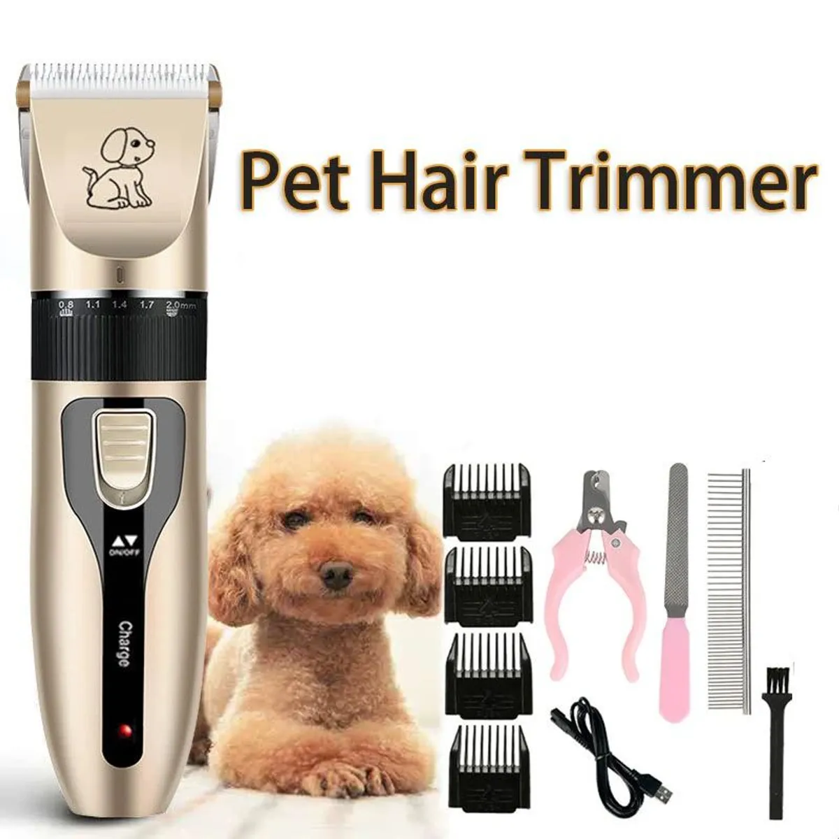 OEM - Kit cortador pelo mascotas inalambrico