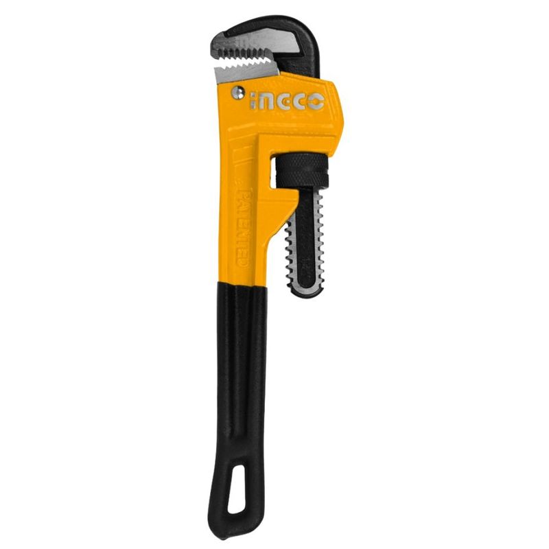 INGCO TOOLS - Llave Stillson 10" Ingco HPW0810 - Naranja  /  Negro