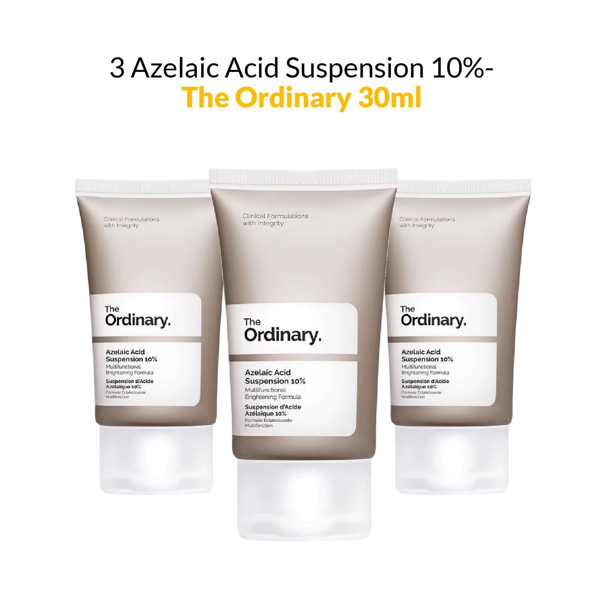THE ORDINARY - 3 Suspensión de Ácido Azelaico 10% - The Ordinary 30ml