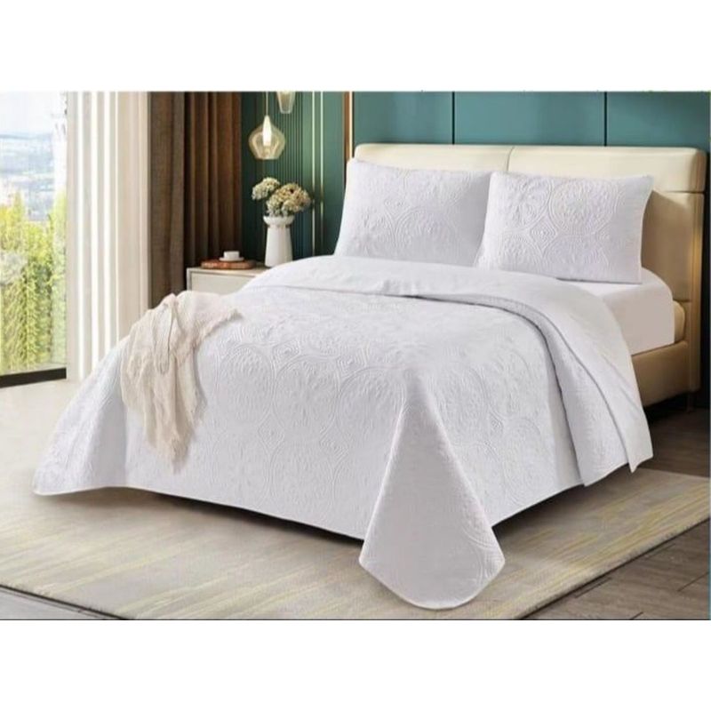 VENECIA - Set de CUBRECAMA 2Pz + Fundas + Set Sabanas 5 piezas