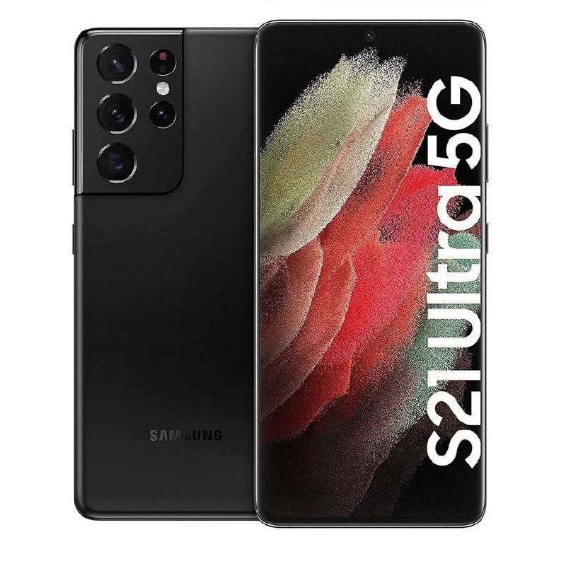 SAMSUNG - Samsung S21 Ultra 5G 256GB 12GB Negro  REACONDICIONADO..