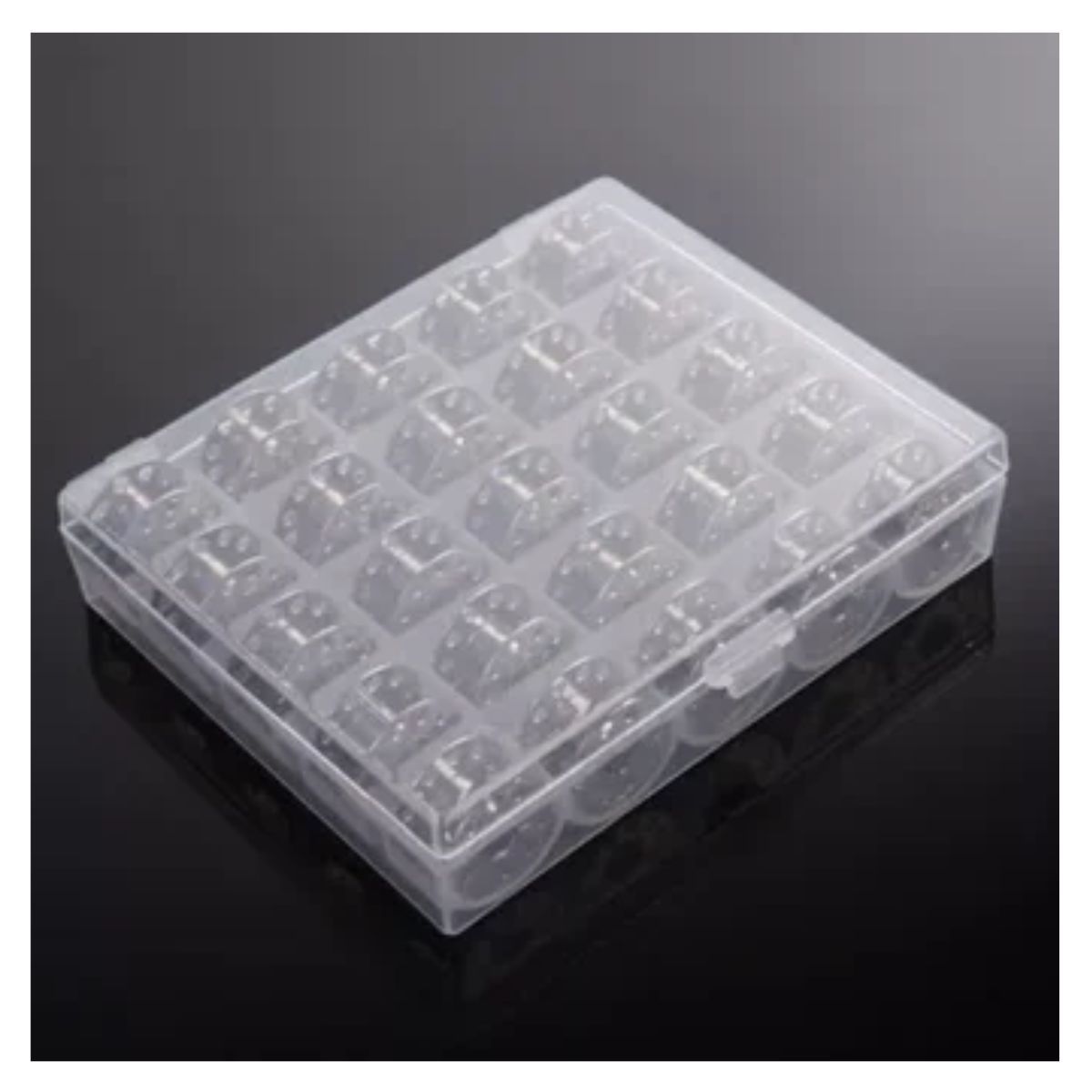 GENERICO - Carretel Carretes De Metal Máquina De Coser Estuche De 25und