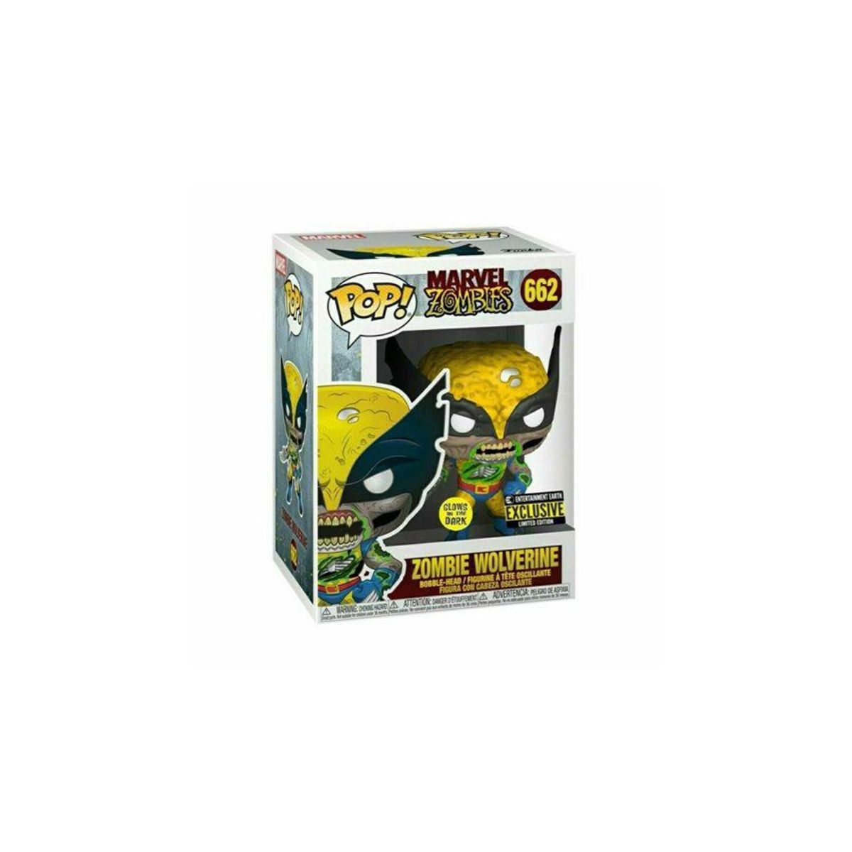 FUNKO - Funko marvel zombies n° 662 zombie wolverine GITD Exclusive