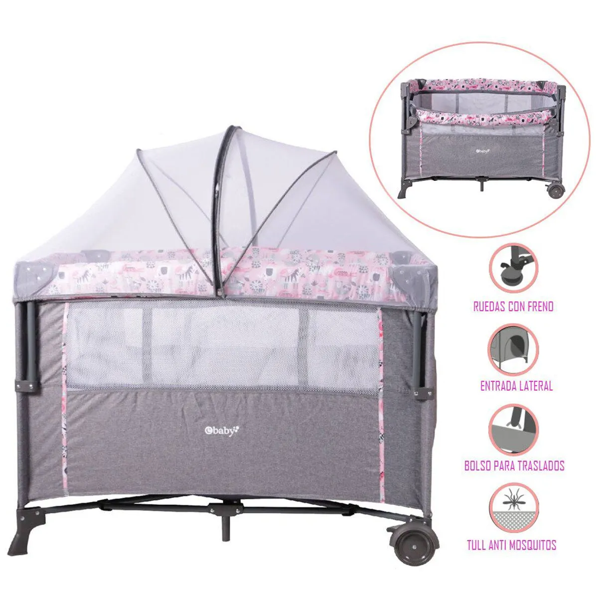 EBABY - Cuna Colecho Nala EB751RS