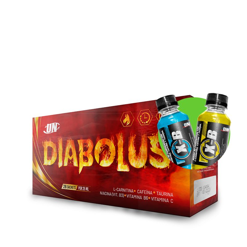 UNIVERSE NUTRITION - Diabolus 28 Sachets Quemador de Grasa UN Maracuya + Regalos